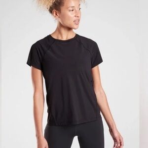 Athleta Ultimate Training Tee Black